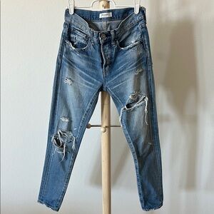Moussy Vintage Light Blue Denim Jeans sz 24